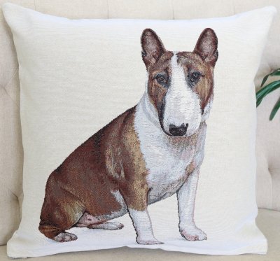 Bullterrier kuddfodral dubbelsidigt 1