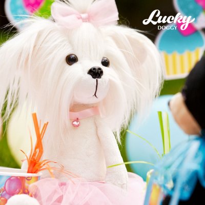 Lucky Mimi Rosette docka - malteser