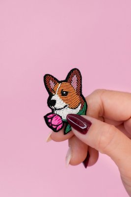 Welsh corgi pembroke brosch Malicieuse