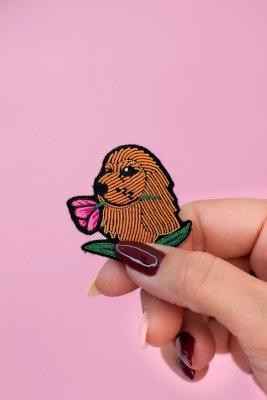 Cocker spaniel- brosch Malicieuse