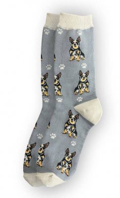 Australian cattledog strumpor 1-pack ES