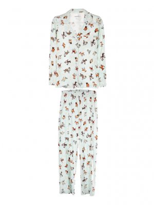 2-delad pyjamas med hundmotiv IC 2