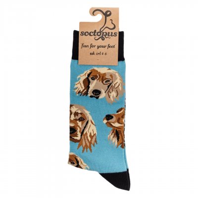 Cocker spaniel- strumpor 2-pack 2 Soctopus