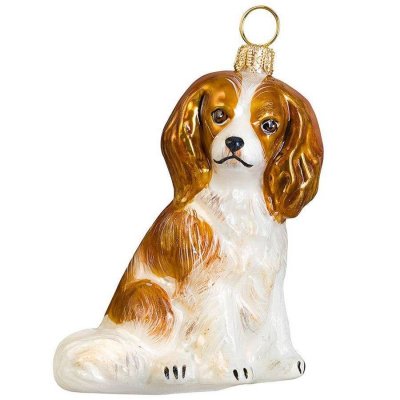 Cavalier king charles spaniel blenheim julprydnad