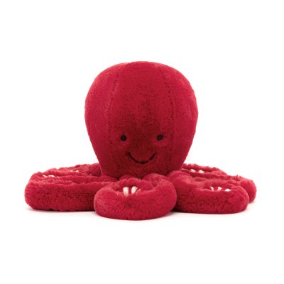 Bläckfisk mjukisdjur Cranberry Octopus Little JellyCat