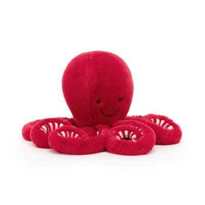Bläckfisk mjukisdjur Cranberry Octopus Little JellyCat