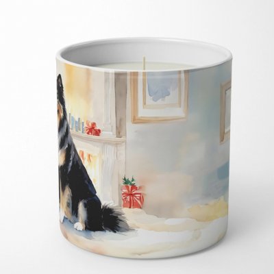 Finsk lapphund sojaljus doftljus julmotiv