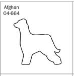 Afghanhund pepparkaksform