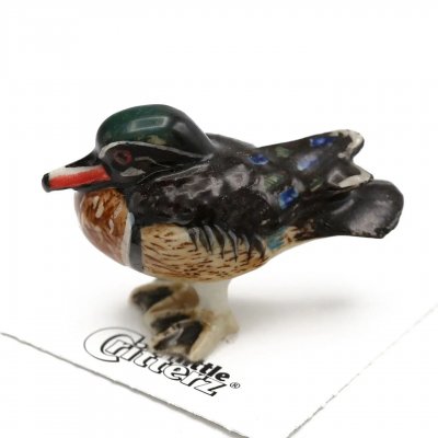 Skogsand miniatyr porslinsfigur Bob Wood Duck