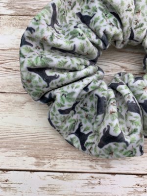 Labrador retriever (svart) scrunchie Samantha Hall