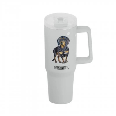 Tax (korthårig) 3D printad termosmugg ca 1200 ml Serengeti 1