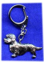 Dandie dinmont terrier nyckelring