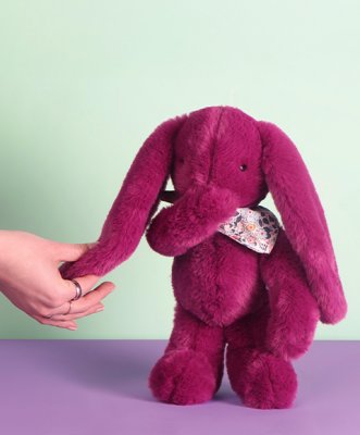 Kanin mjukisdjur 35 cm Plommon DouDou