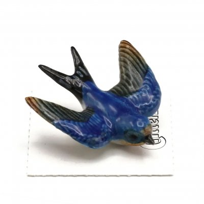 Svala miniatyr porslinsfigur Dawn Barn Swallow