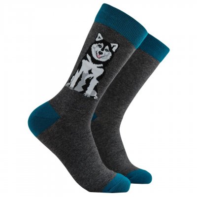 Siberian husky strumpor 2-pack 1 Soctopus
