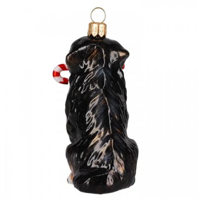 FÖRBESTÄLL! Berner sennenhund julprydnad candy cane