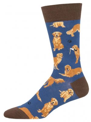 Golden retriever strumpor 1-pack strl 40-46 SockSmith 2