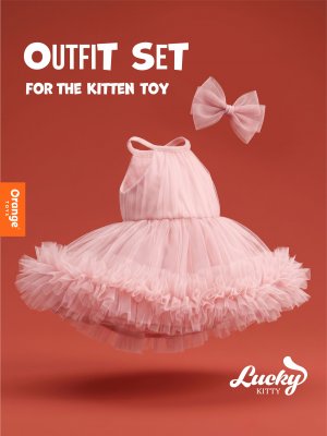 Lucky Kitty kläder Cotton Candy
