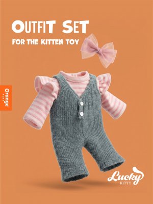 Lucky Kitty kläder Stylish Kitten