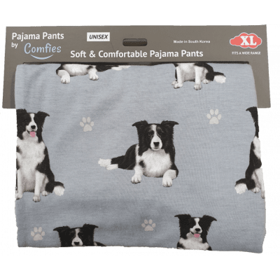 Border collie pyjamasbyxor olika storlekar ES