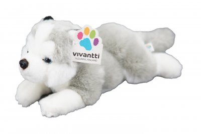 Siberian husky mjukisdjur 29 cm Vivantti