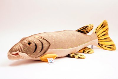 Gädda fisk mjukisdjur 80 cm Vivantti