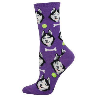 Siberian husky strumpor 1-pack SockSmith 1