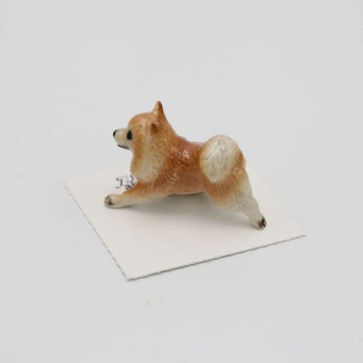 Pomeranian miniatyr porslinsfigur Marco