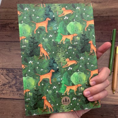 Ungersk vizsla anteckningsbok A5 Samantha Hall