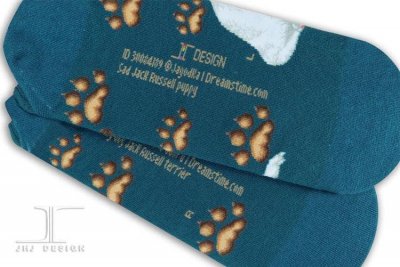 Jack russell terrier ankelstrumpor strl 40-45 Masterpiece JHJ 1