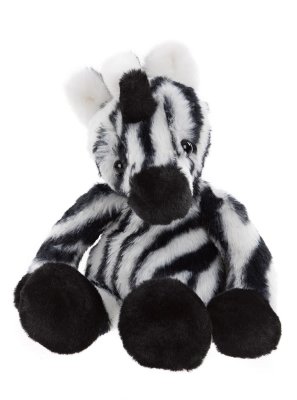 Zebra mjukisdjur 30 cm Zizi Zebra Bear & Me Charlie Bears