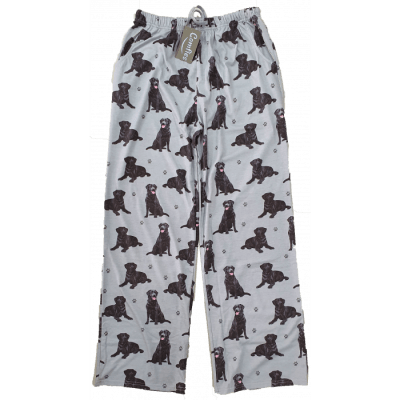 Labrador retriever (svart) pyjamasbyxor ES