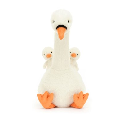 Svan mjukisdjur Featherful Swan Jellycat