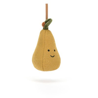 Päron mjukisdjur/julhänge Festive Folly Pear Jellycat