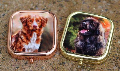 Fickspegel rektangulär