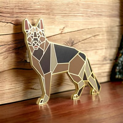 Tysk schäferhund pin av emalj