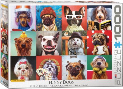 Eurographics funny dogs pussel