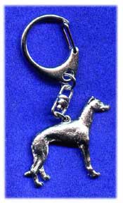 Greyhound nyckelring