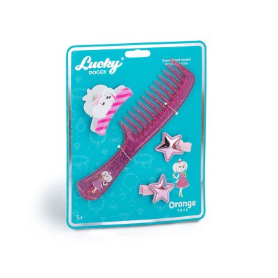 Lucky Doggy håraccessoarer kam rosa