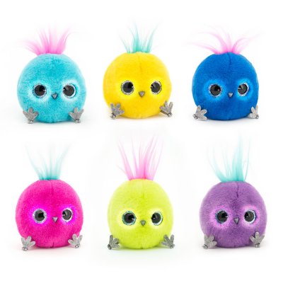 Kyckling mjukisdjur/nattlampa Whozie Glowing Eyes Orange