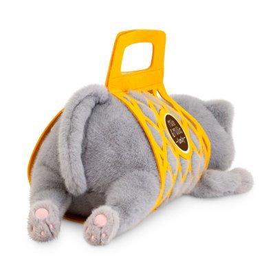 Katt mjukisdjur Milo&Millie 56 cm grå