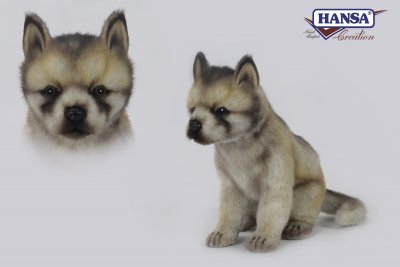 Varg mjukisdjur 25 cm 6740 Hansa
