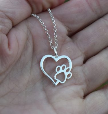 In my heart silverhalsband ALTI