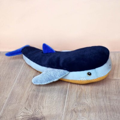 Haj mjukisdjur Trésors Marins Peluche Requin Bleu 40 cm DouDou