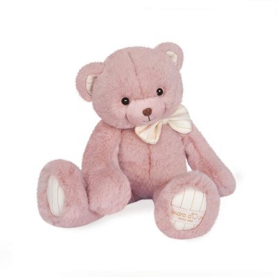 Nallebjörn mjukisdjur i box Preppy Chic Ours Rose 30 cm DouDou