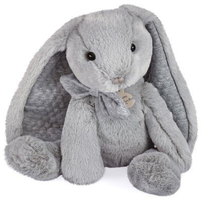Kanin mjukisdjur i box pärlgrå 40 cm DouDou