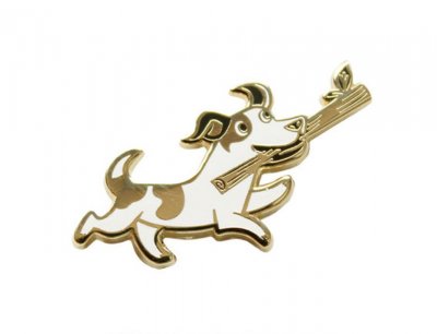 Jack russell terrier pin