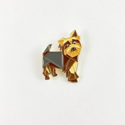 Yorkshireterrier emaljpin