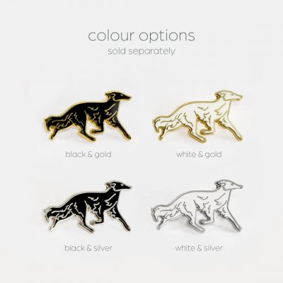 Silken windhound emaljpin