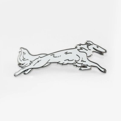 Borzoi emaljpin/brosch olika färger K B